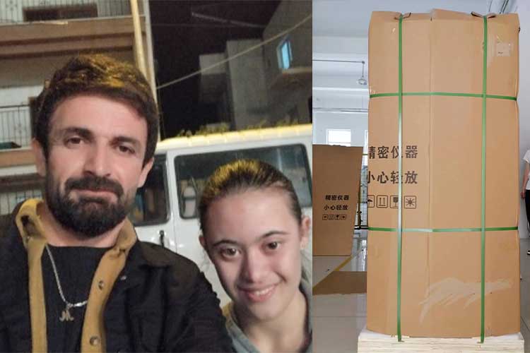 土耳其客戶以及產品包裝